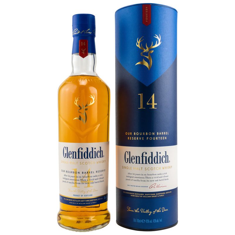 Glenfiddich 14 Jahre Bourbon Barrel Reserve Whisky