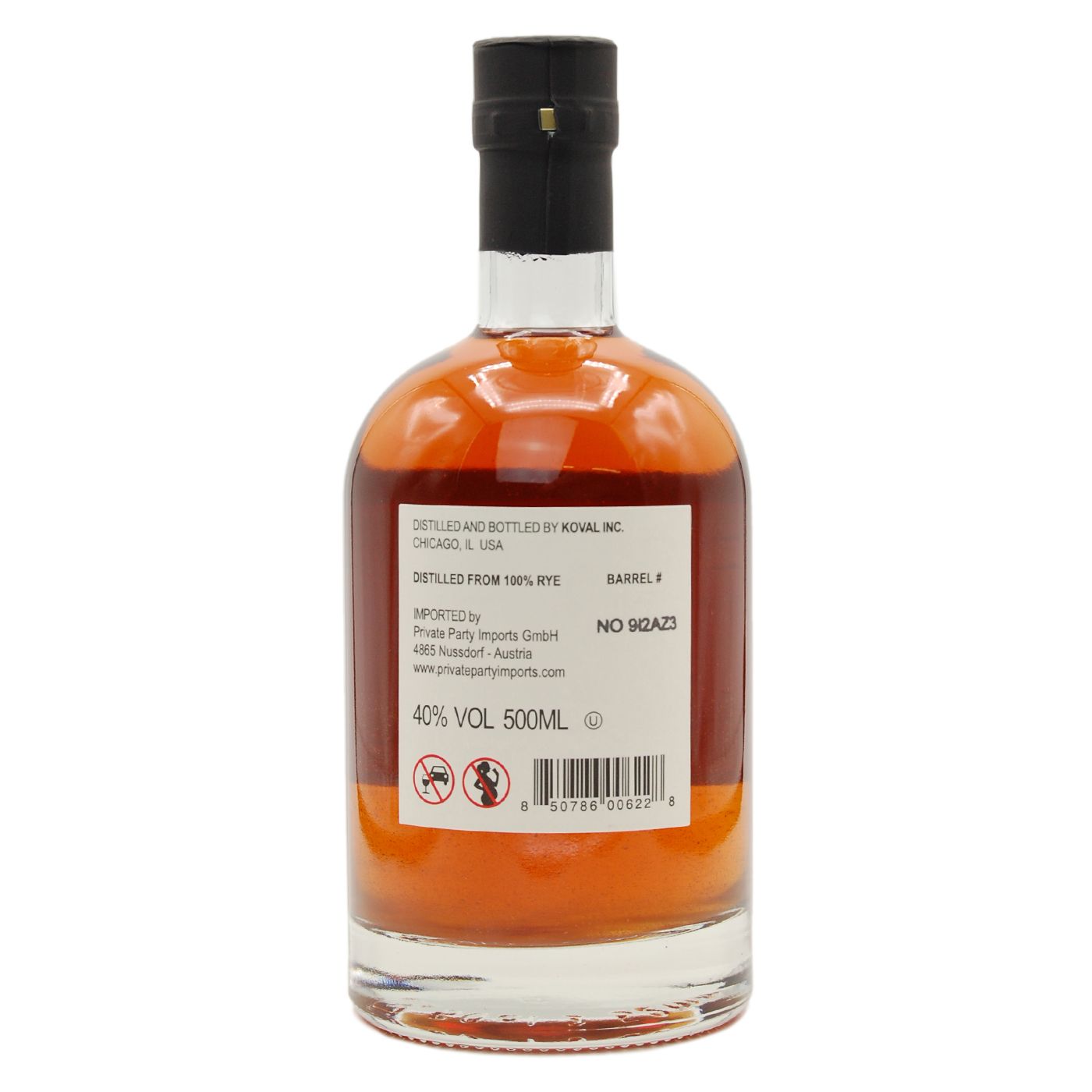 Koval Single Barrel Rye Whiskey