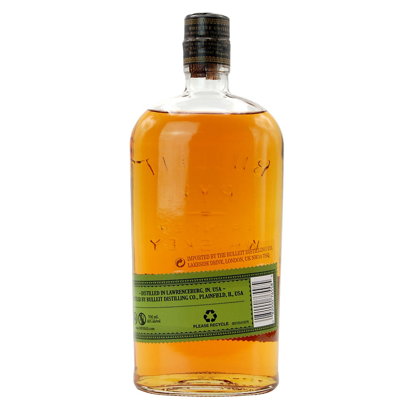 Bulleit 95 Rye Frontier Whiskey