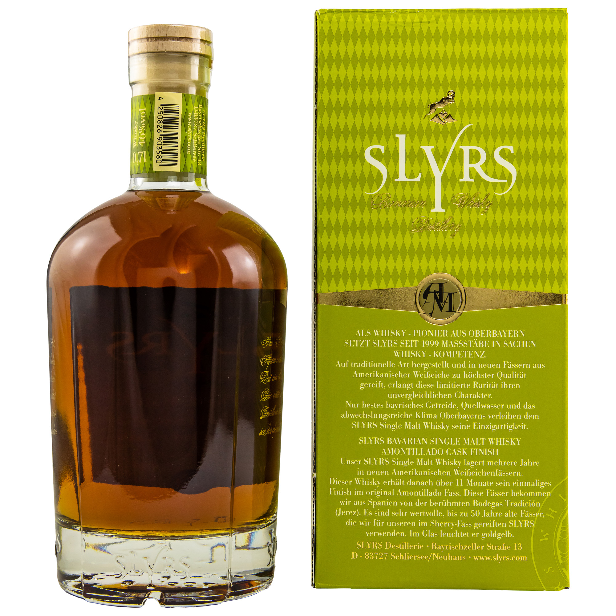 Slyrs Amontillado Cask Finish Whisky  Slyrs Amontillado Cask Finish Whisky