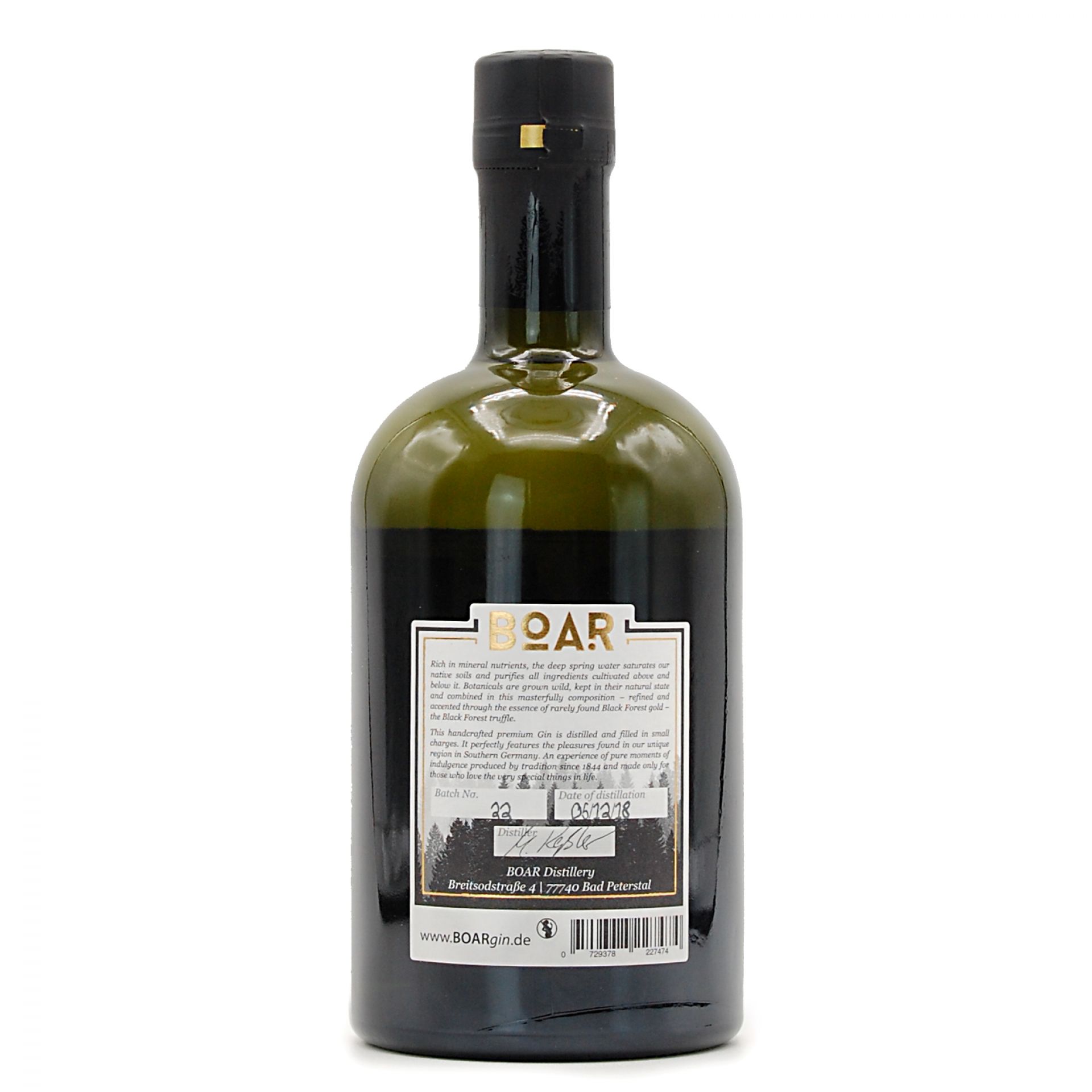 BOAR Black Forest Premium Dry Gin 