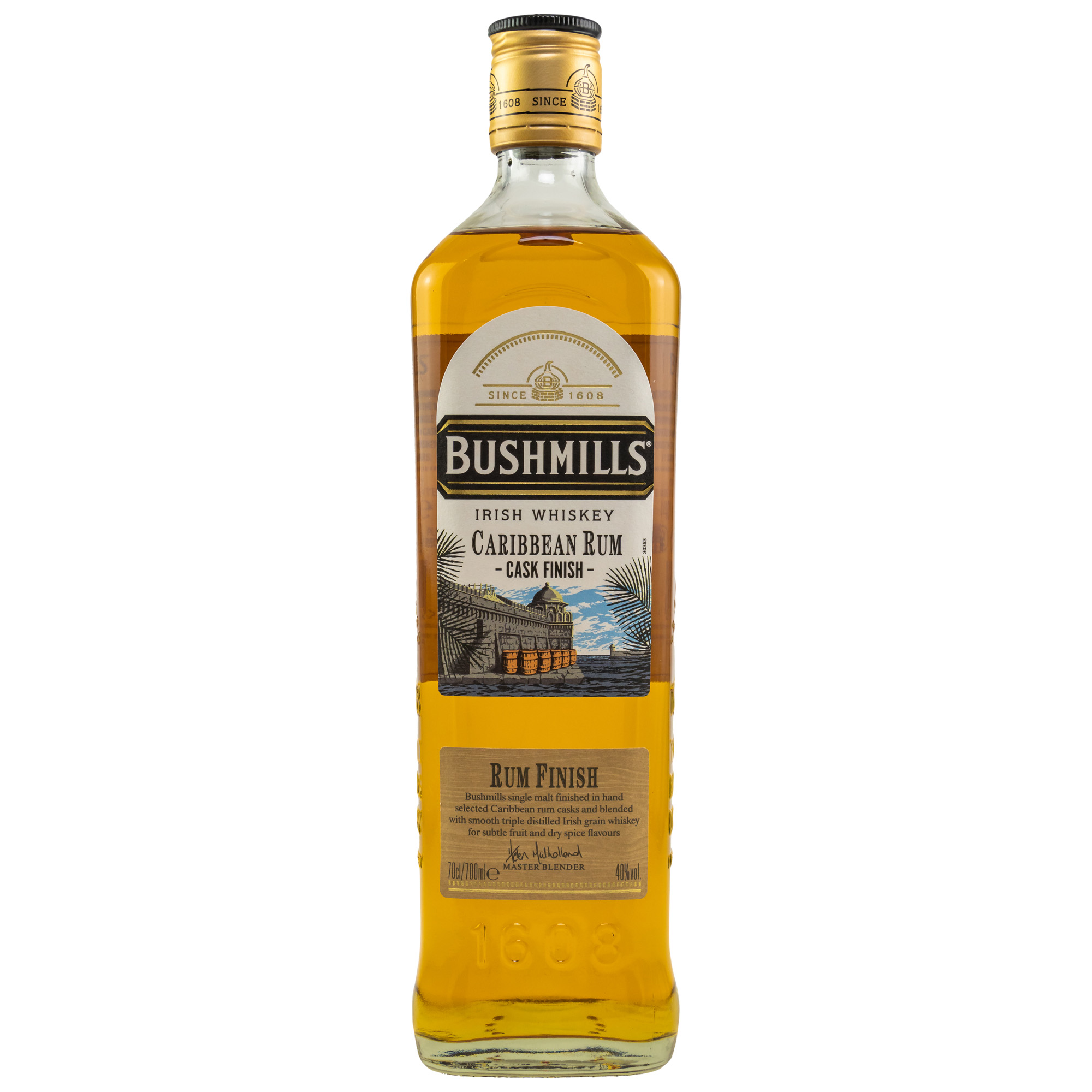 Bushmills Caribbean Rum Cask Finish Irish Whiskey