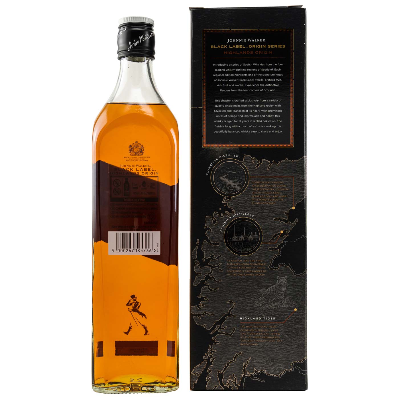 Johnnie Walker Black Label 12 Jahre Highlands Origin Whisky