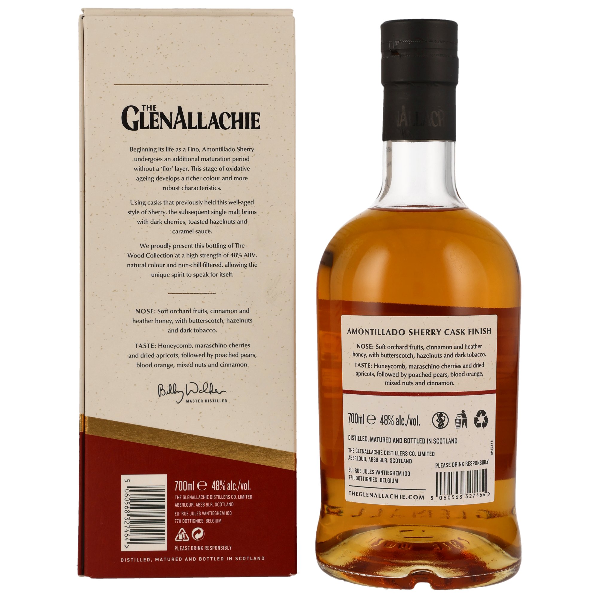 GlenAllachie 9 Jahre Amontillado Sherry Finish Whisky - Limited Edition
