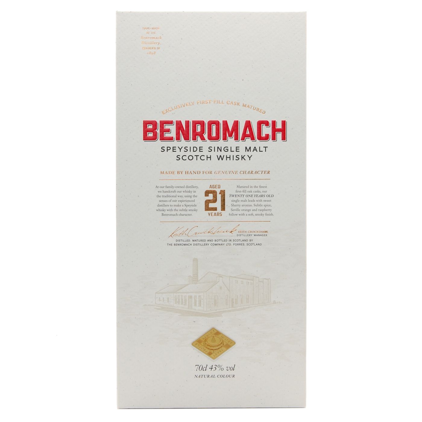 Benromach 21 Jahre Whisky Benromach 21 Jahre Whisky