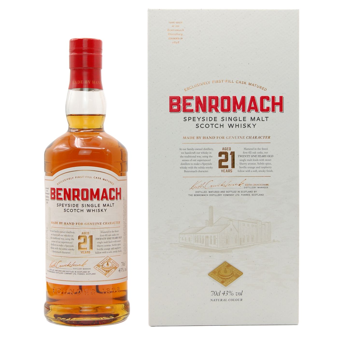 Benromach 21 Jahre Whisky Benromach 21 Jahre Whisky