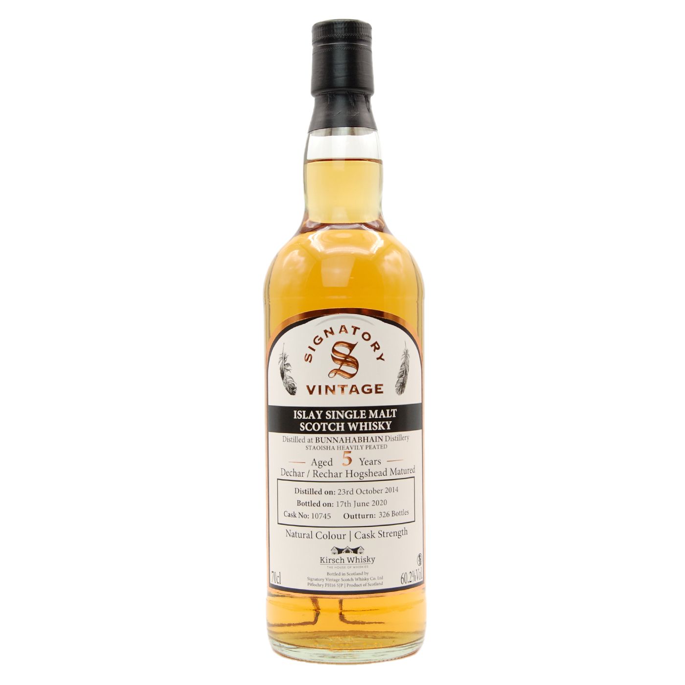 Bunnahabhain Staoisha 2014/2020 Signatory CS #10745