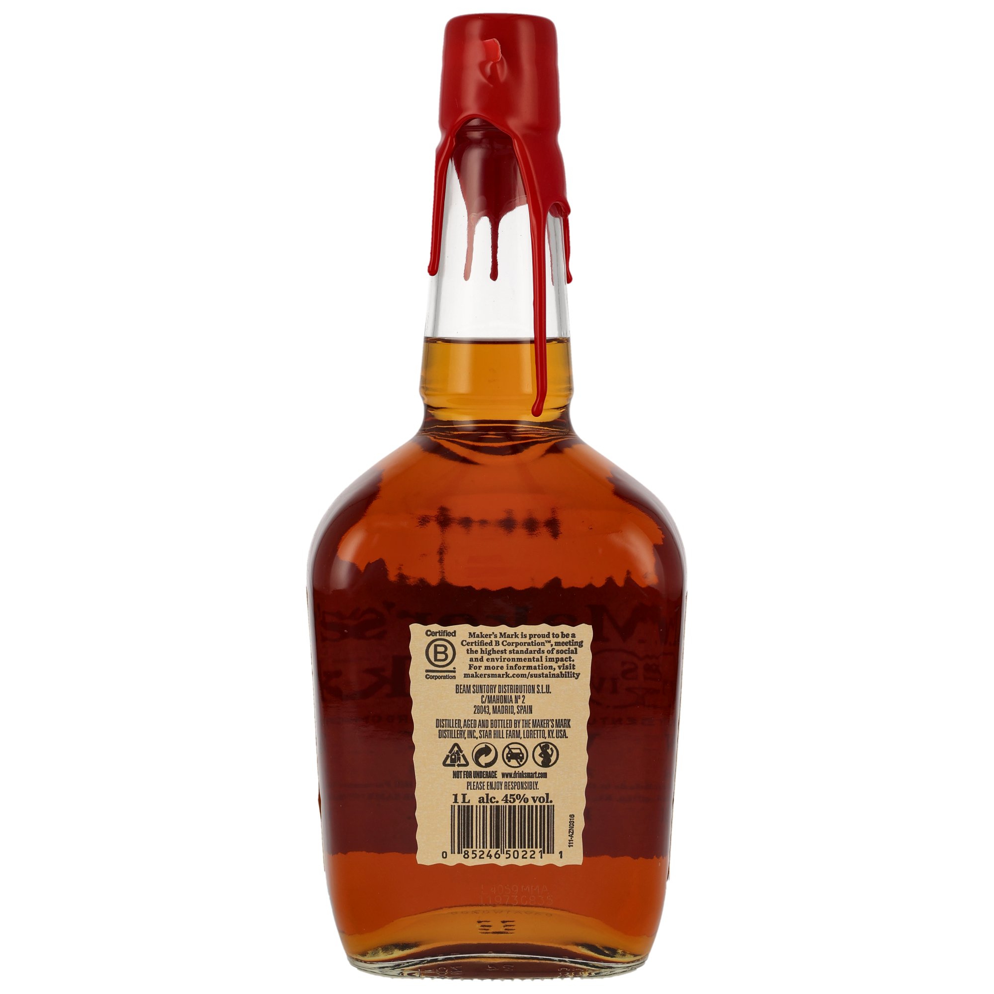Maker’s Mark Kentucky Straight Bourbon Whisky 1L