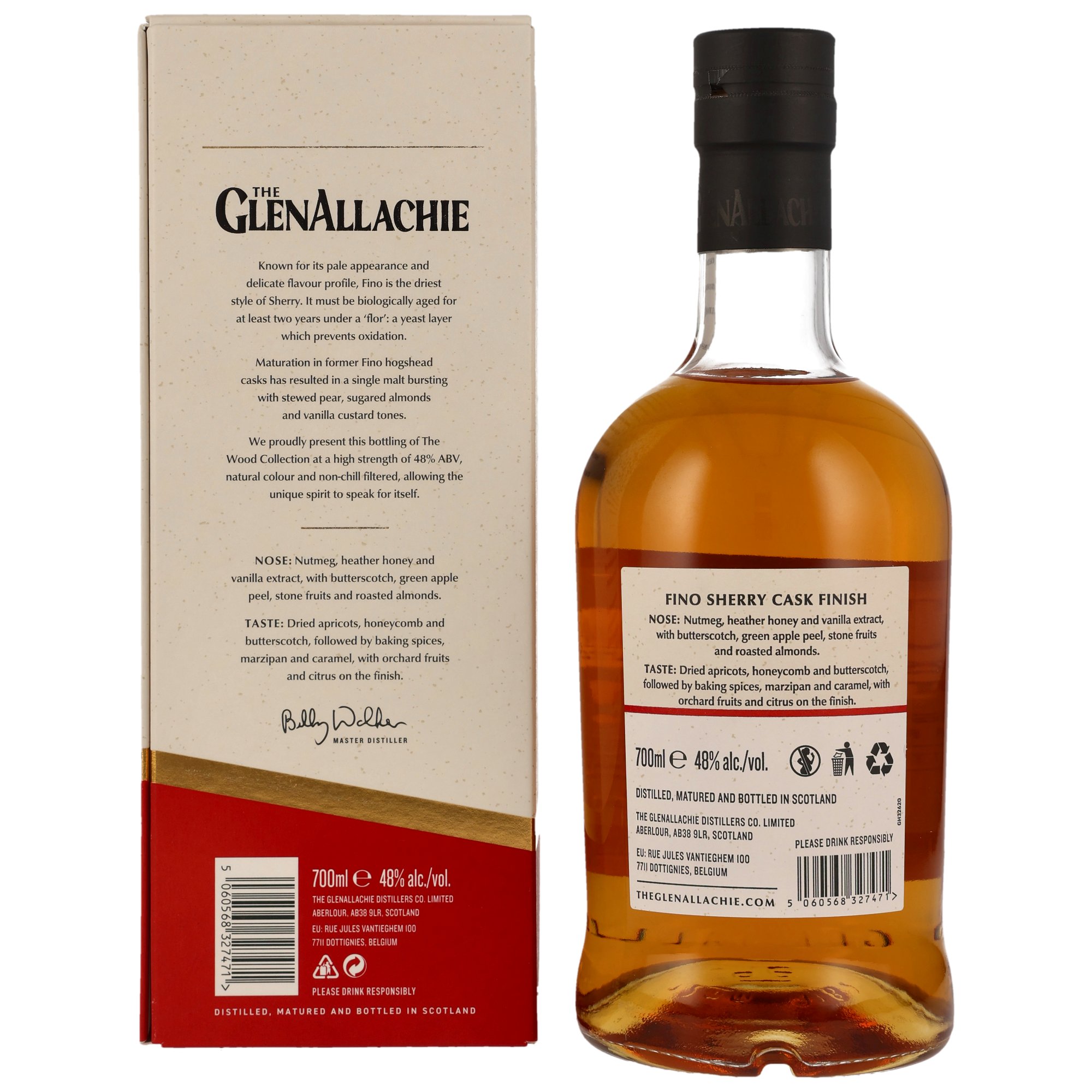 GlenAllachie 9 Jahre Fino Sherry Finish Whisky - Limited Edition 