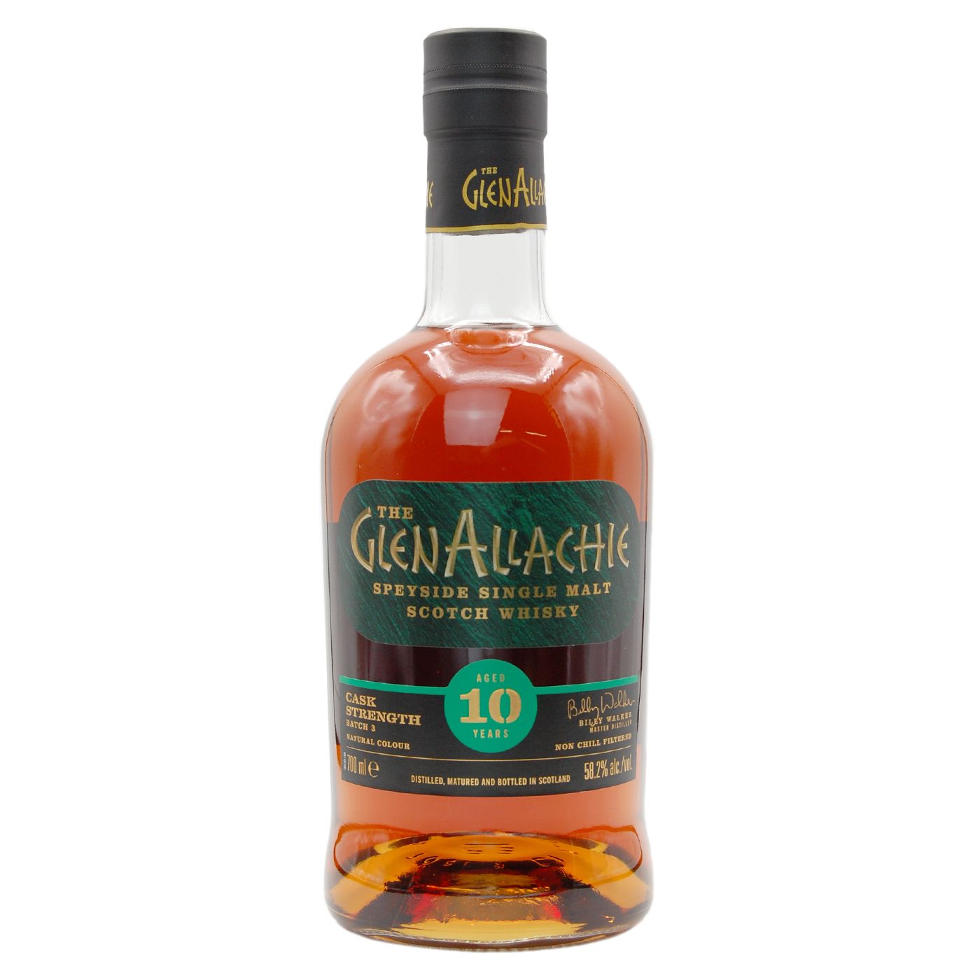 GlenAllachie 10 Jahre Cask Strength Whisky, Batch 3