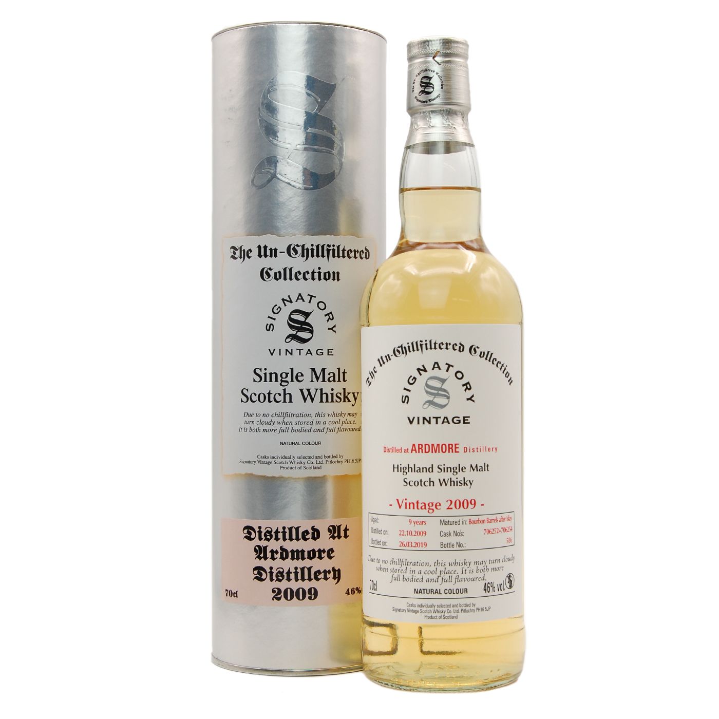 Ardmore 2009/2019 Signatory Un-Chillfiltered Whisky