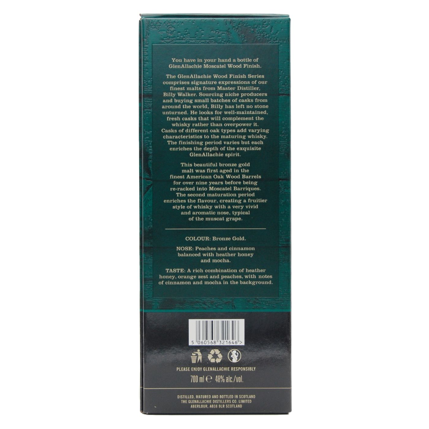 GlenAllachie 11 Jahre Moscatel Wood Finish Whisky
