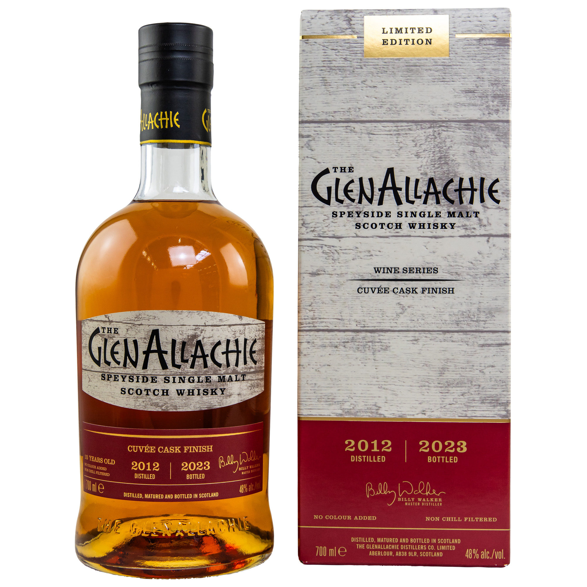 Glenallachie 10 Jahre 2012/2023 Wine Cuvee Barrique Finish Whisky
