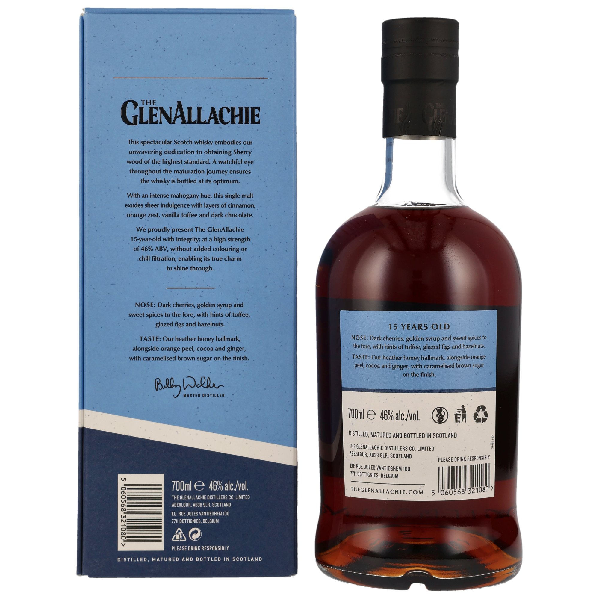 GlenAllachie 15 Jahre Whisky 