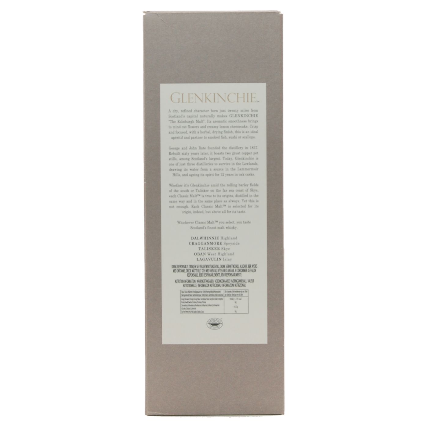Glenkinchie 12 Jahre Whisky (0,7l / 43% vol)
