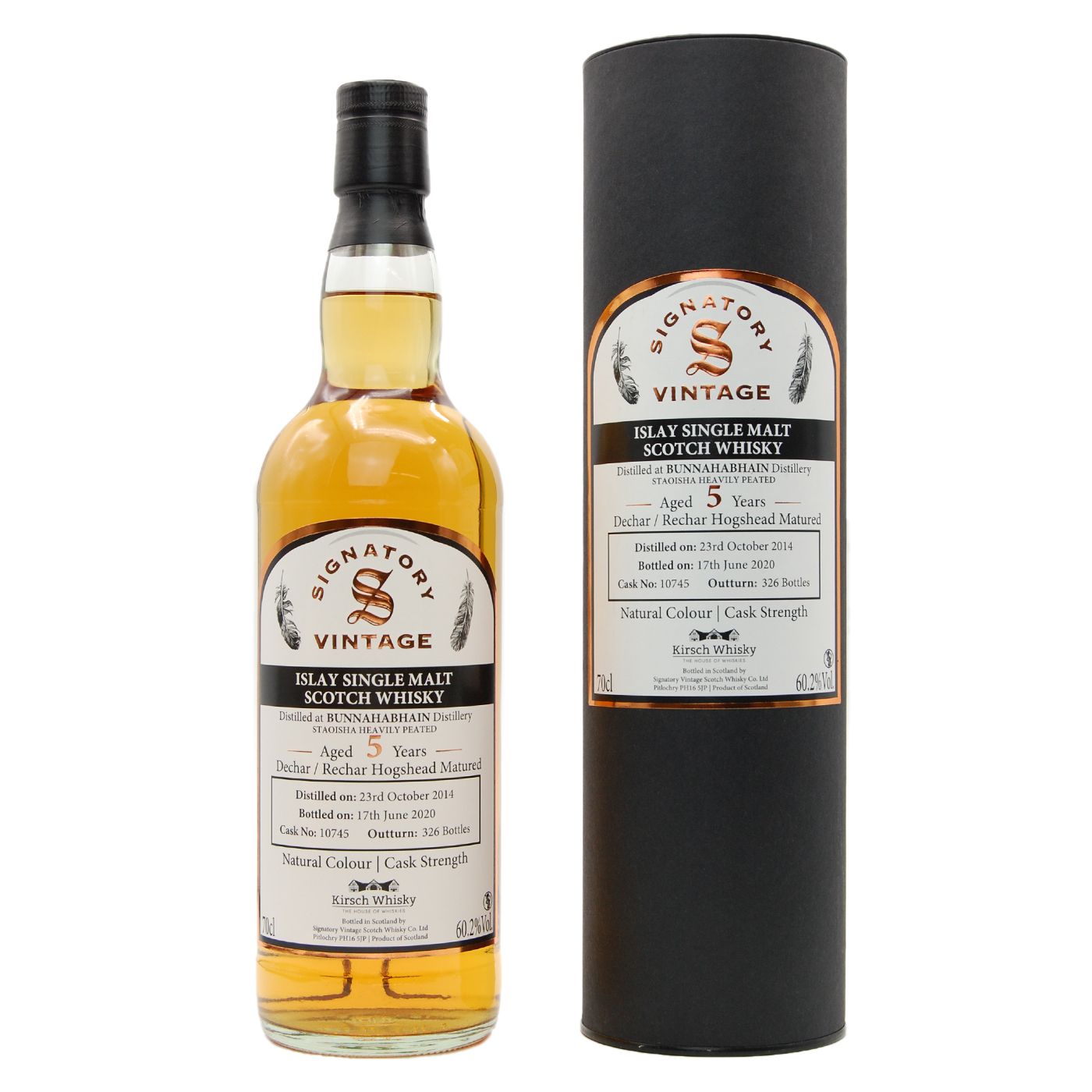 Bunnahabhain Staoisha 2014/2020 Signatory CS #10745
