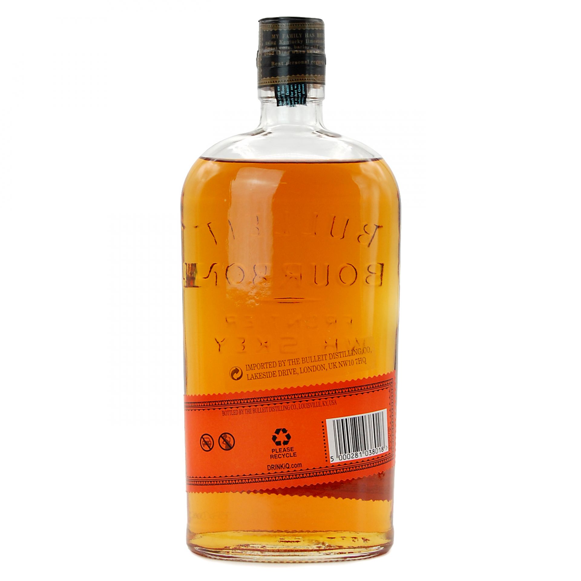 Bulleit Bourbon Frontier Whiskey 