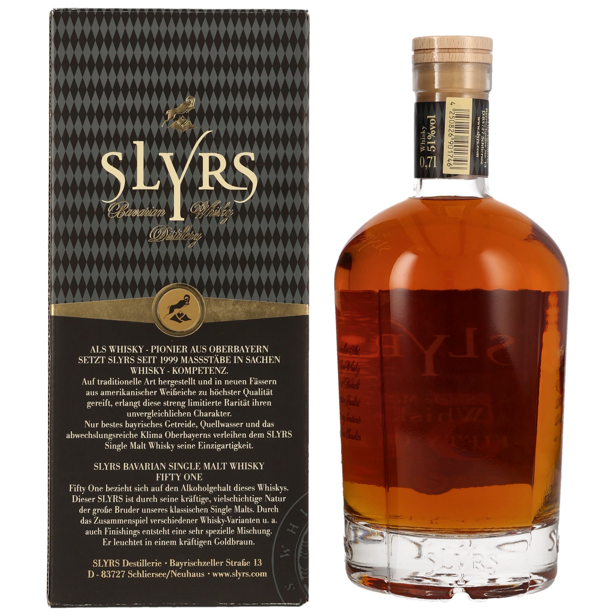 Slyrs Fifty One Single Malt Whisky