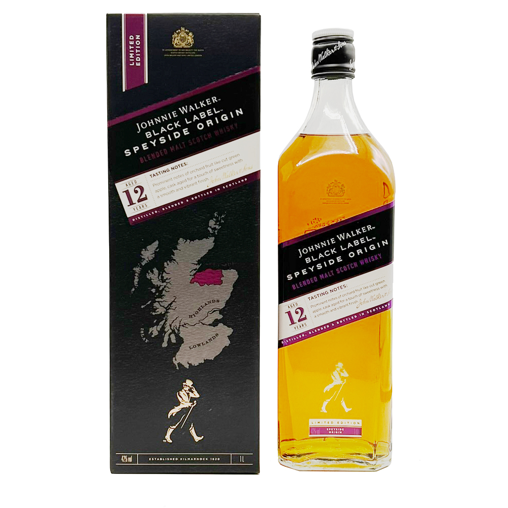 Johnnie Walker Black Label 12 Jahre Speyside Origin Whisky