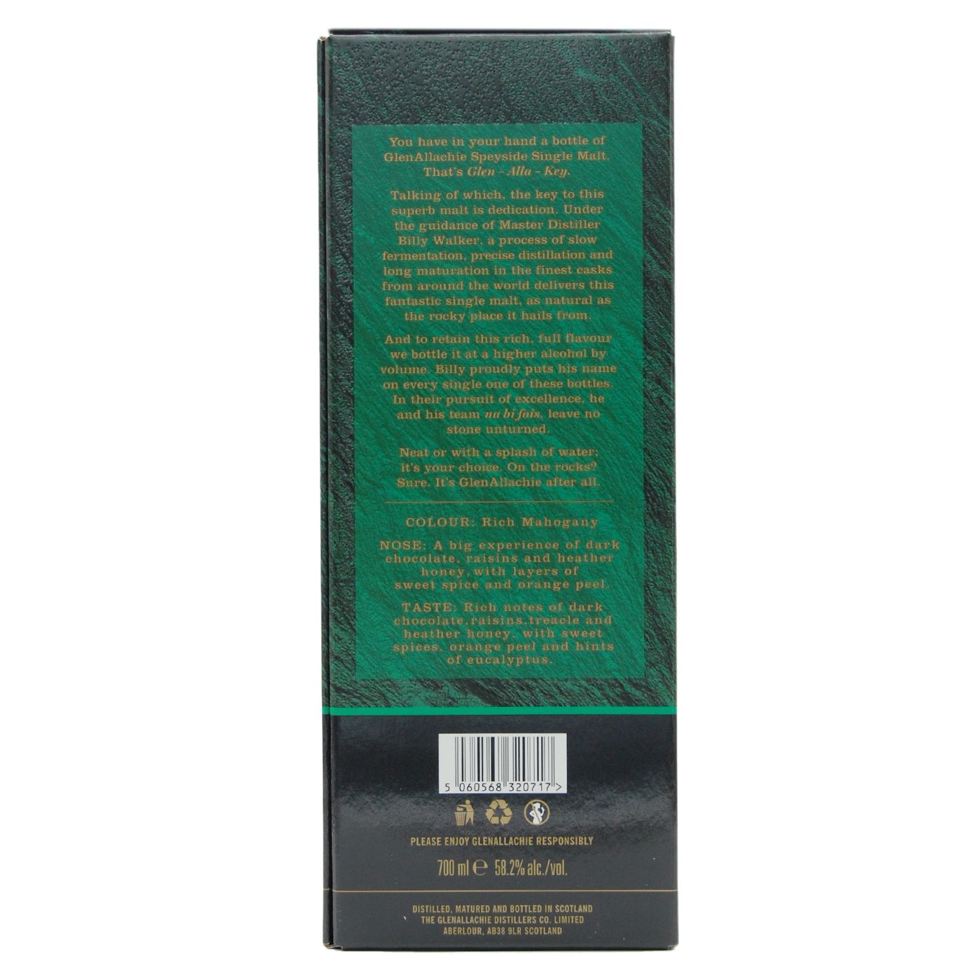 GlenAllachie 10 Jahre Cask Strength Whisky, Batch 3