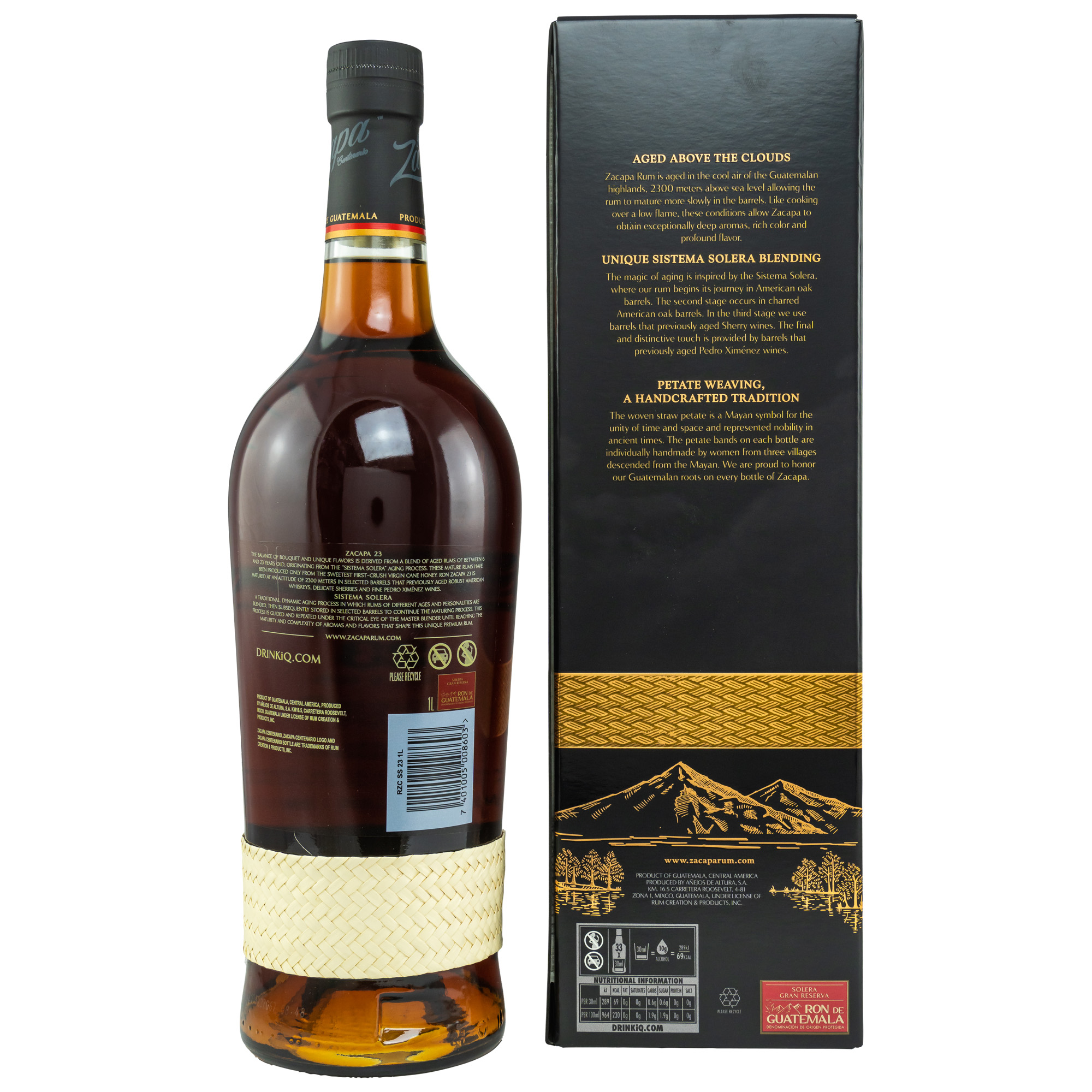 Ron Zacapa Sistema Solera 23 Gran Reserva Rum (1 l)